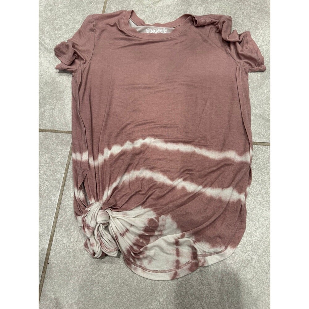 Mudd Purple and White Tie-dye shirt Size Small